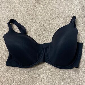 Smoothez By Aerie Full Coverage Lightly Lined Black Bra Size 40 DDD